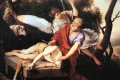 "Abraham sacrificing Isaac"